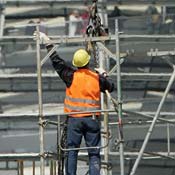 A German construction worker 