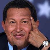 Venezuelan President Hugo Chavez 