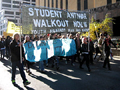 Students march