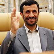 Iranian President Mahmoud Ahmadinejad 
