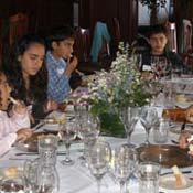 Kids sharpen their etiquette at dinner 