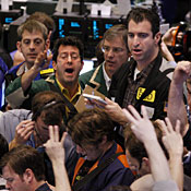 New York Mercantile Exchange traders 
