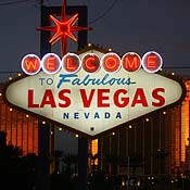 Sign greets people to Las Vegas 
