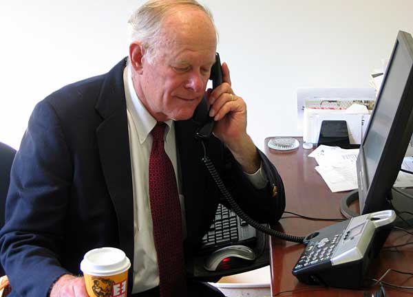 
                Bonnie CLAC founder Robert Chambers in his office.
                                    (Steve Tripoli)
                                