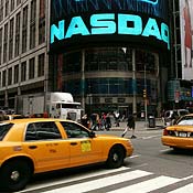The NASDAQ MarketSite in Times Square 