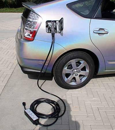 
                A Toyota Prius plug-in
                                    (Sarah Gardner)
                                