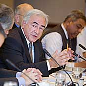 IMF Managing Director Dominique Strauss-Kahn 