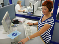 A telephone operator