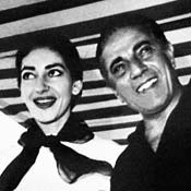 Maria Callas and Aristotle Onassis 