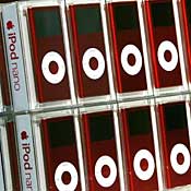 RED iPod nanos 
