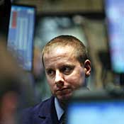 NYSE stock trader 