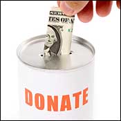 Donate can 