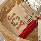 Christmas cards with a recycling theme 