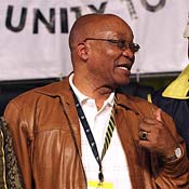 ANC's newly elected president Jacob Zuma 