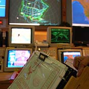 Around-the-clock crews monitor the skies 