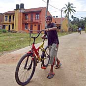 Tsunami survivor in Sri Lanka 