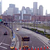 Traffic blocked off at Boston's Big Dig 