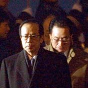 Yasuo Fukuda and Wu Dawei 