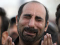 Bhutto supporter cries