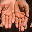 Hands seeking help