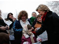 Democratic presidential candidate Hillary Clinton