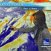 Screen shot from Weather.com 