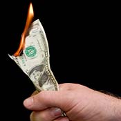 Money to burn, or money to waste? 