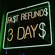 Fast Refunds, 3 Days 