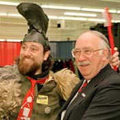 New Hampshire presidential hopeful Vermin Supreme 