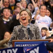 Hillary Clinton celebrates New Hampshire win 