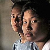 Two victims of human trafficking 