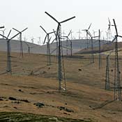 Wind turbines in Livermore, Calif. 