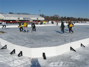 The U.S. pond hockey association holds its annual tournament in Minneapolis.