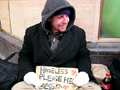 Panhandling downtown