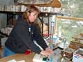 Kathy Lausche at work