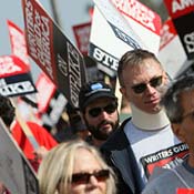 WGA pickets in LA 