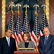Pelosi, Boehner and Paulson 