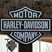 The Harley-Davidson sign 
