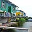 Some of the amphibious houses in Maasbommel