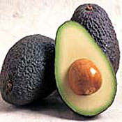Avocados sliced open 