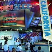 California placard at Democratic convention 