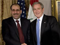George Bush and Nouri al-Maliki