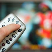 Watching football 