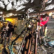 Platinum mine in South Africa 