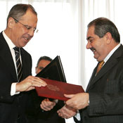 Russian Foreign Minister & Iraqi Foreign Minister 