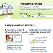 Screen shot of Trulia website 