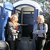 Brenda Zareie, left, and Barbara Fogg 