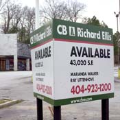 Commercial real estate sign 