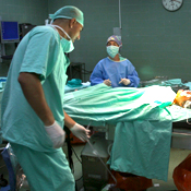 Israeli doctors at work 