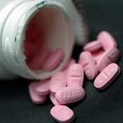 A bottle of Paxil anti-depressants 